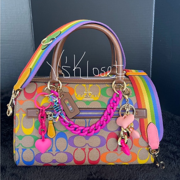 ❤️SOLD❤️Coach Rainbow Purse❤️ - Picture 9 of 9